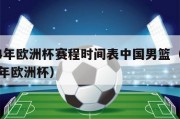 2024年欧洲杯赛程时间表中国男篮（二零二四年欧洲杯）